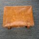 Old leatherette suitcase