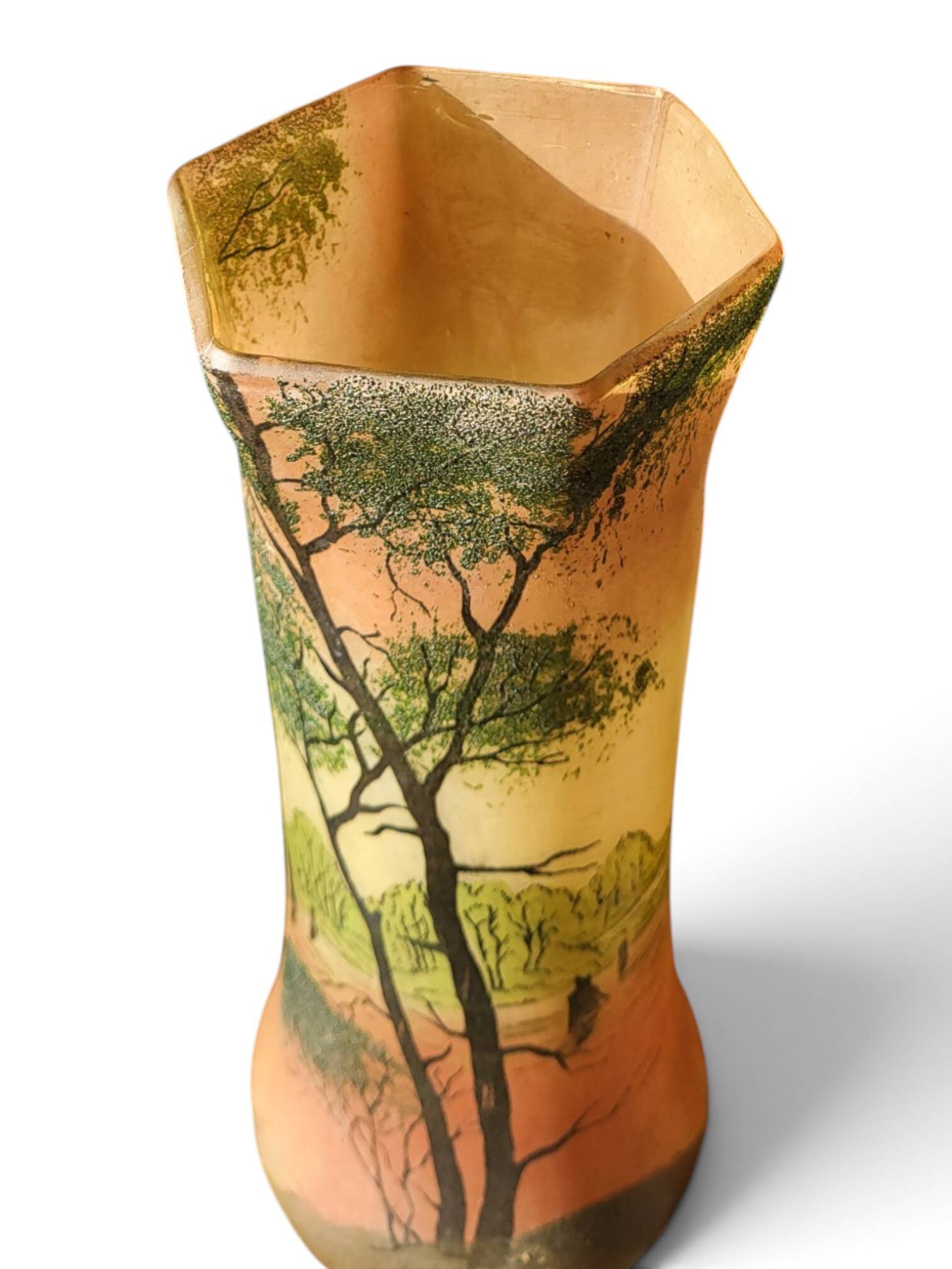 Vase Diabolo Legras & Cie. - François-Théodore Legras