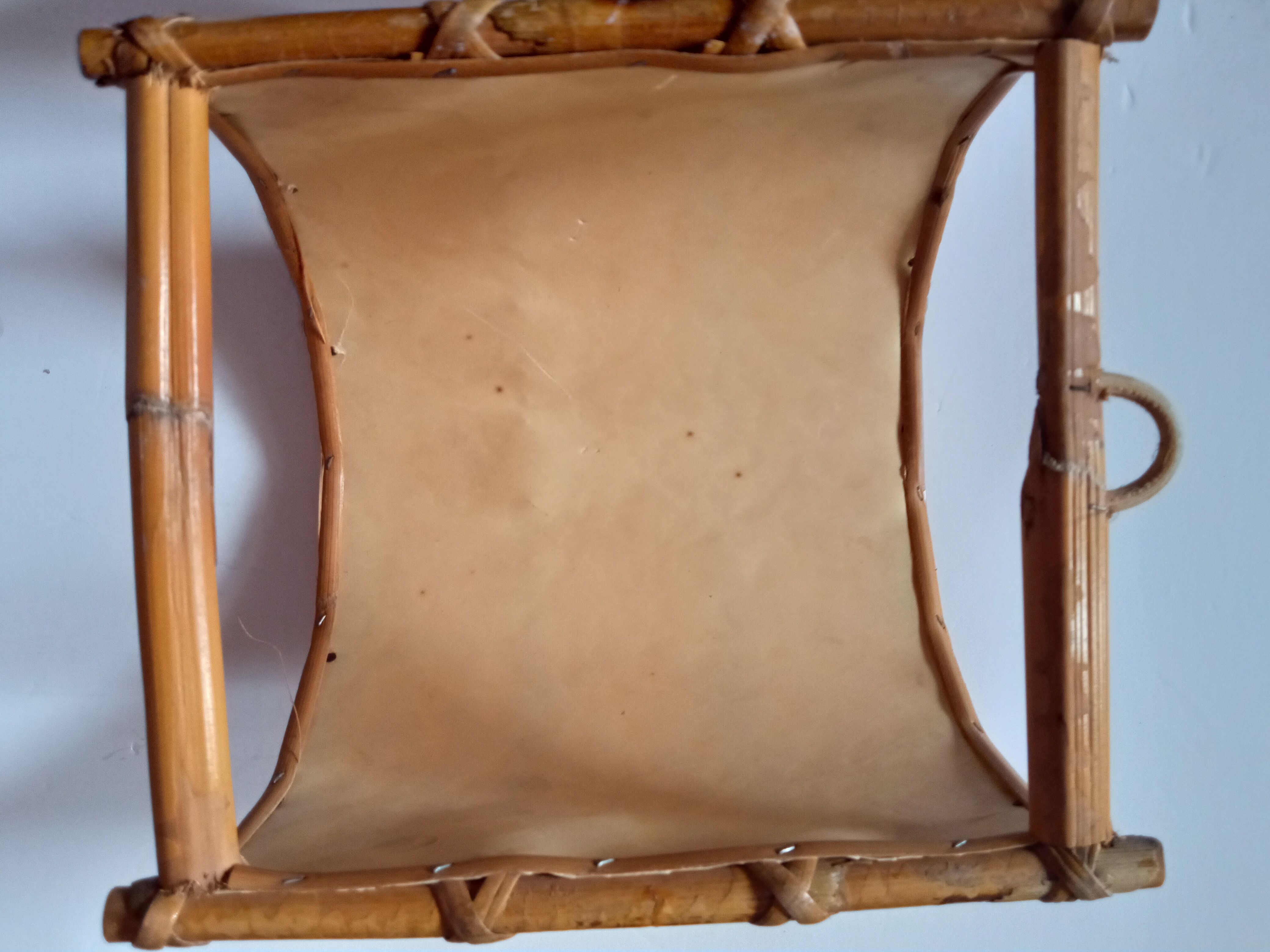 Vintage bamboo sconces