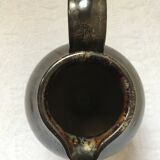 Puisaye stoneware pitcher, high fire, signed Michel and Denis Pointu