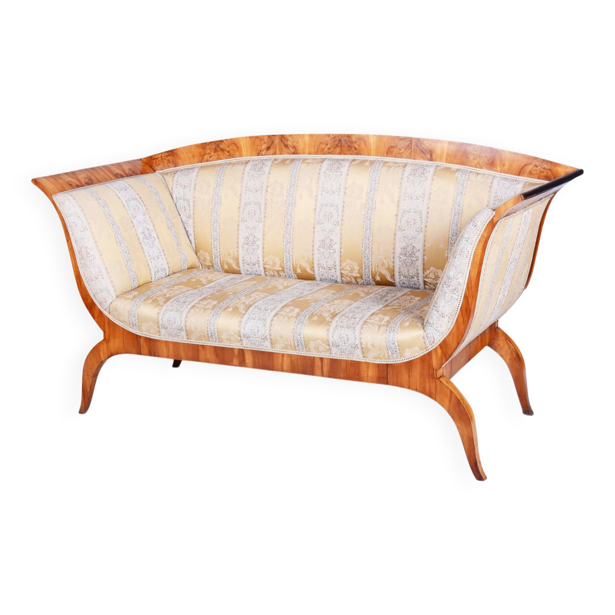 Biedermeier Cherrywood Sofa by Josef Danhauser, Austria, 1820s
