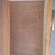 Vintage wooden chest of drawers compass feet