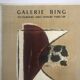 Jean PIAUBERT, Bing Gallery, 1957. Original lithograph poster