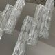 12 cutlery holders in cut glass in their original box length