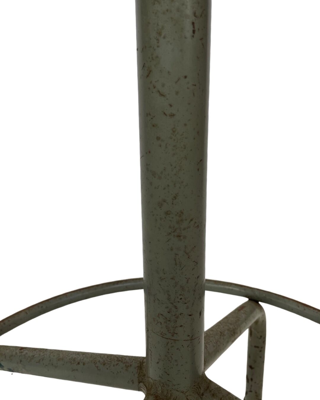 Vintage industrial workshop stool work stool adjustable in height 60's design