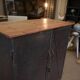 Riveted metal sideboard cabinet 1940