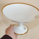 White and gold porcelain display cup - Bosquin in Caen