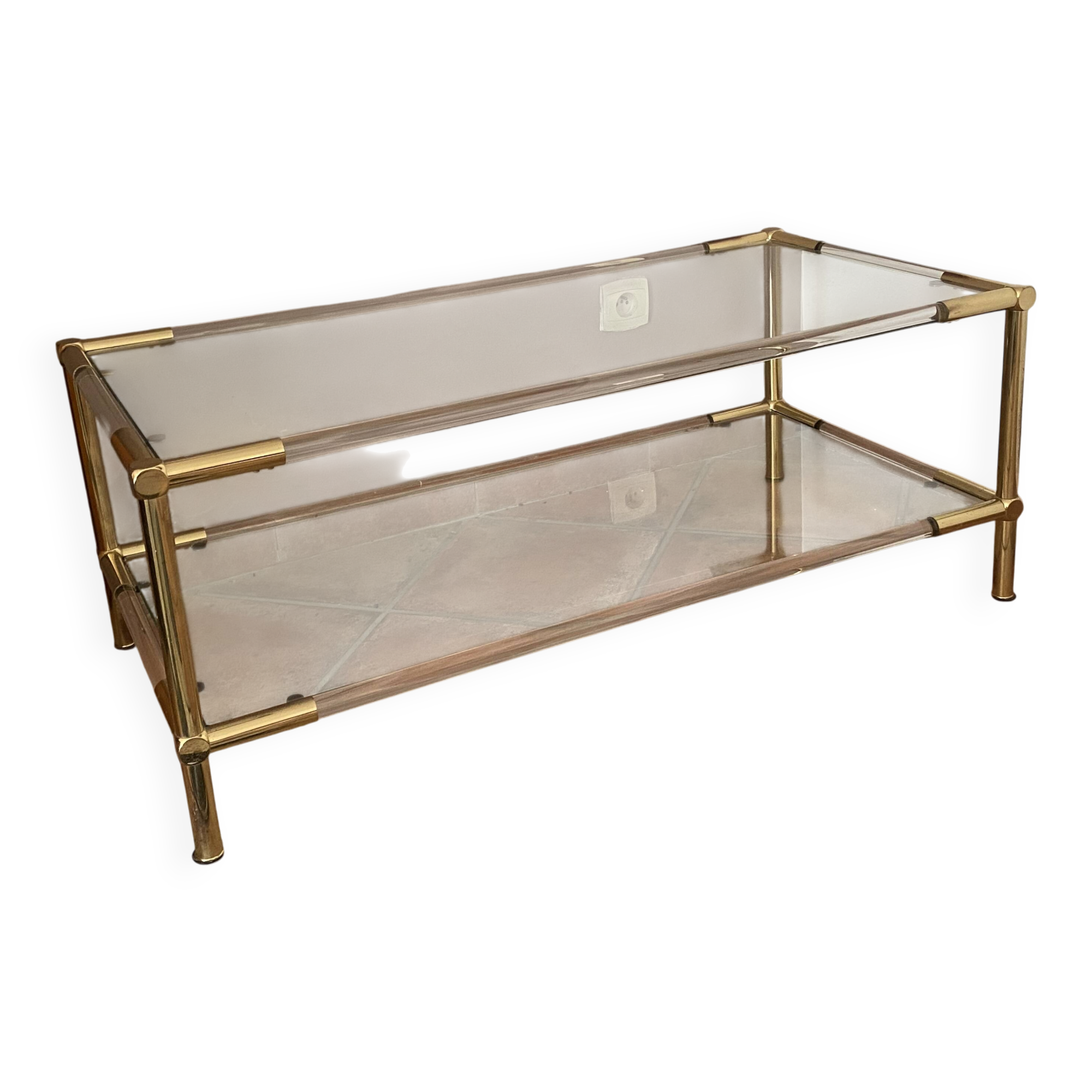 Table basse Roche Bobois. 1970. Hollywood Regency.