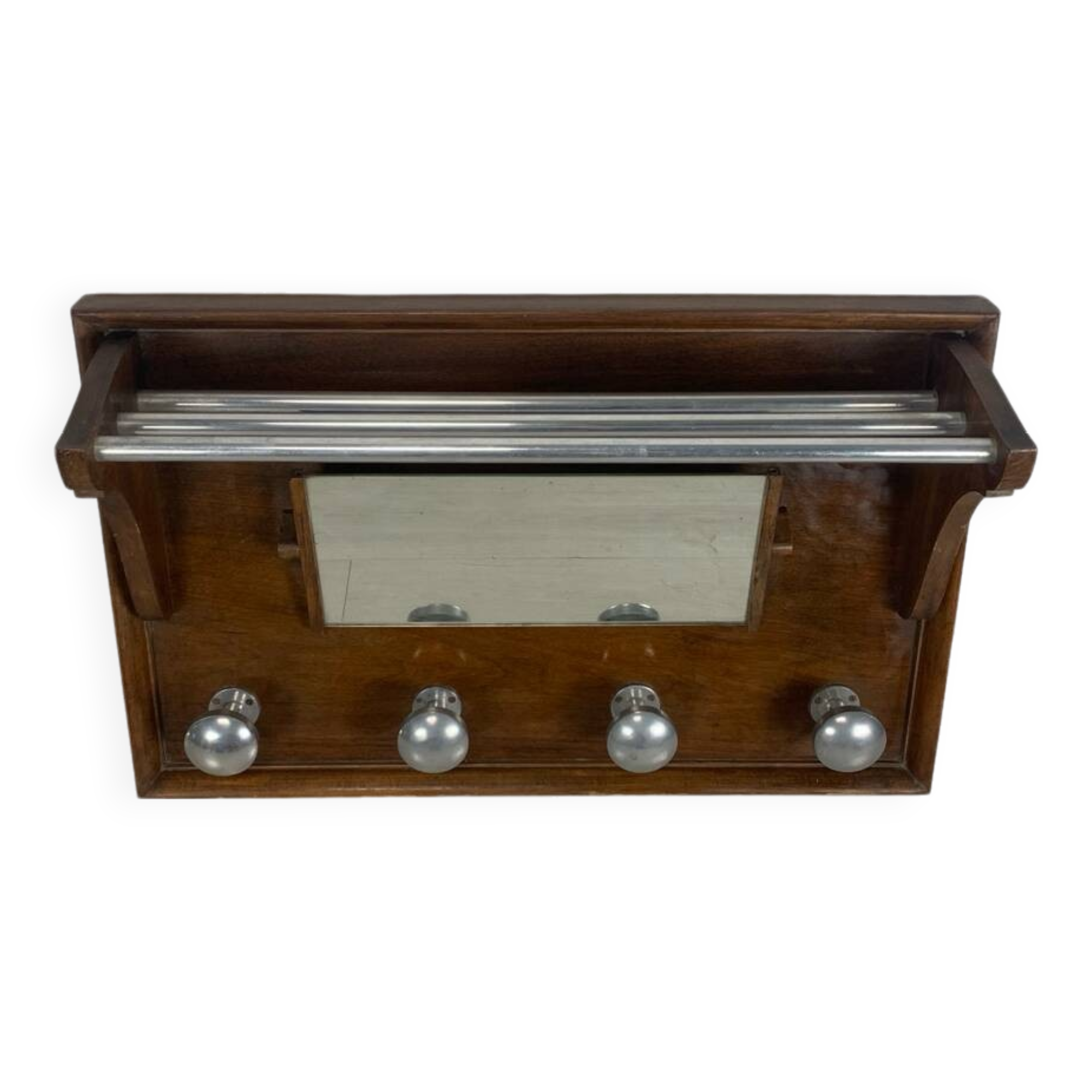 Wall mounted coat rack