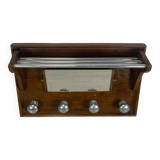 Wall mounted coat rack