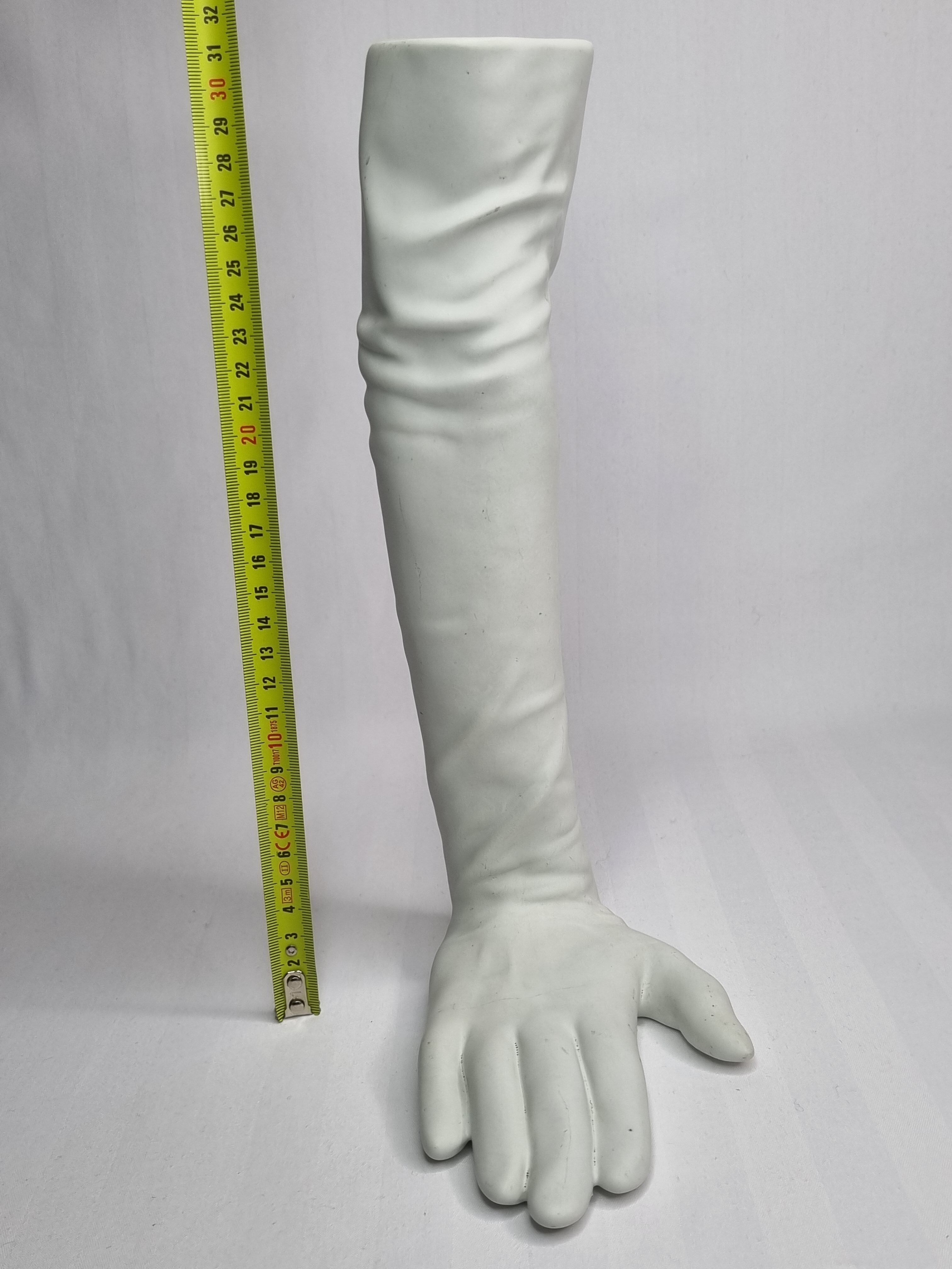 Vase in the shape of a glove "Hepburn", 80s, 31 cm