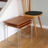 3 modernist nesting tables