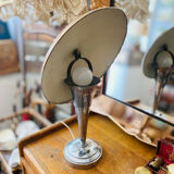 1950s metal mushroom lamp
