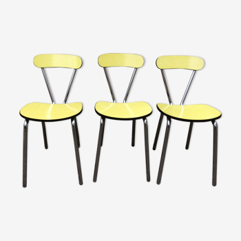 Yellow formica chairs