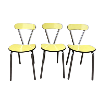 Yellow formica chairs