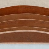 50s oak letter holder