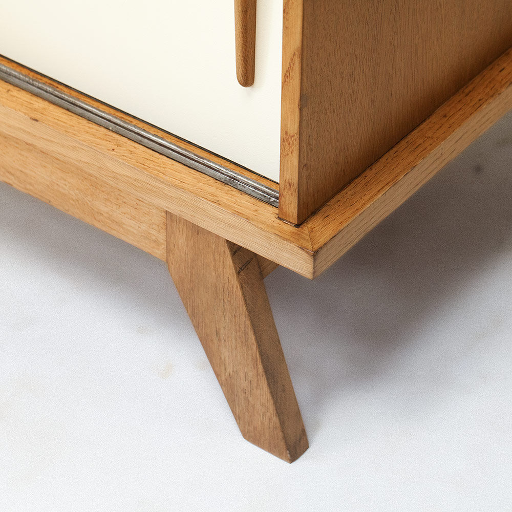 Vintage 50s oak sideboard