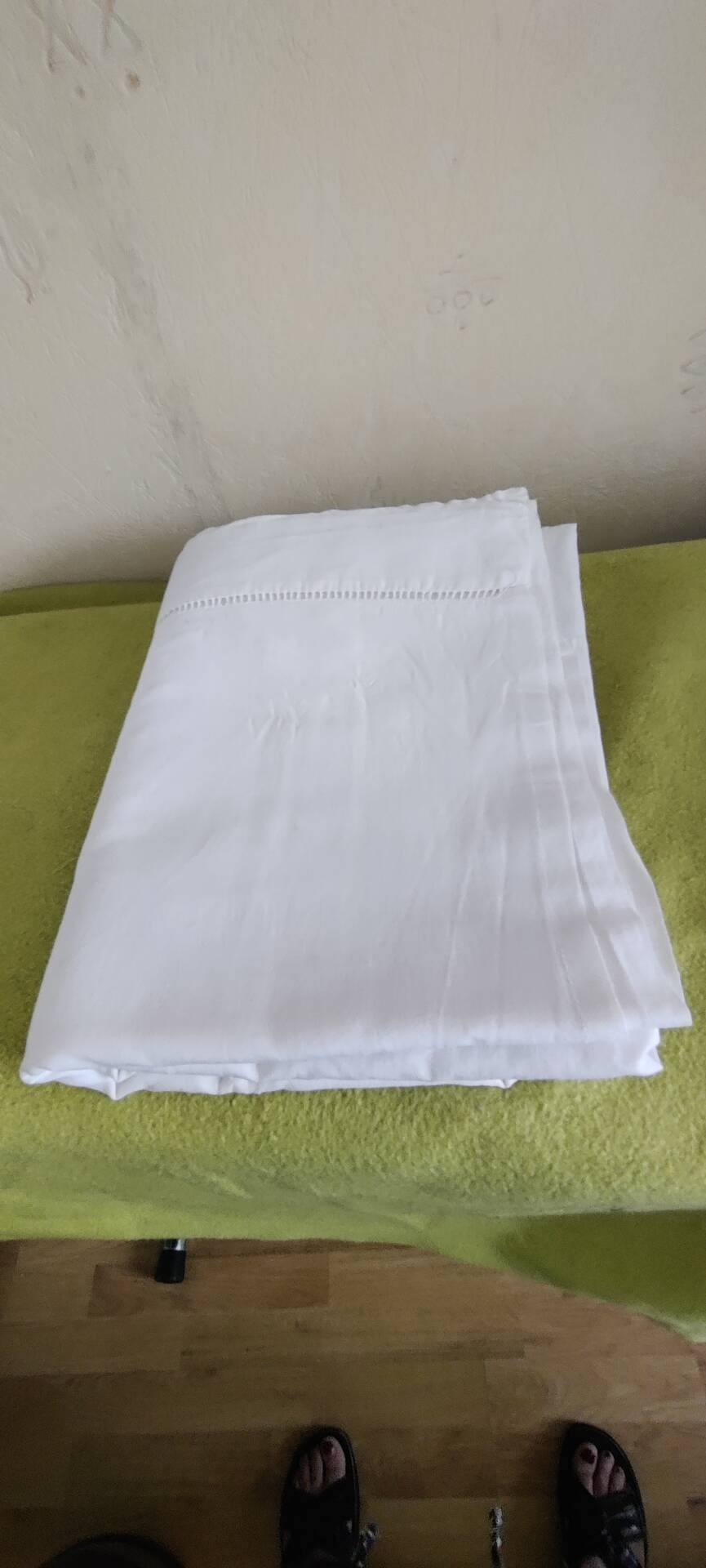 Vintage white sheet