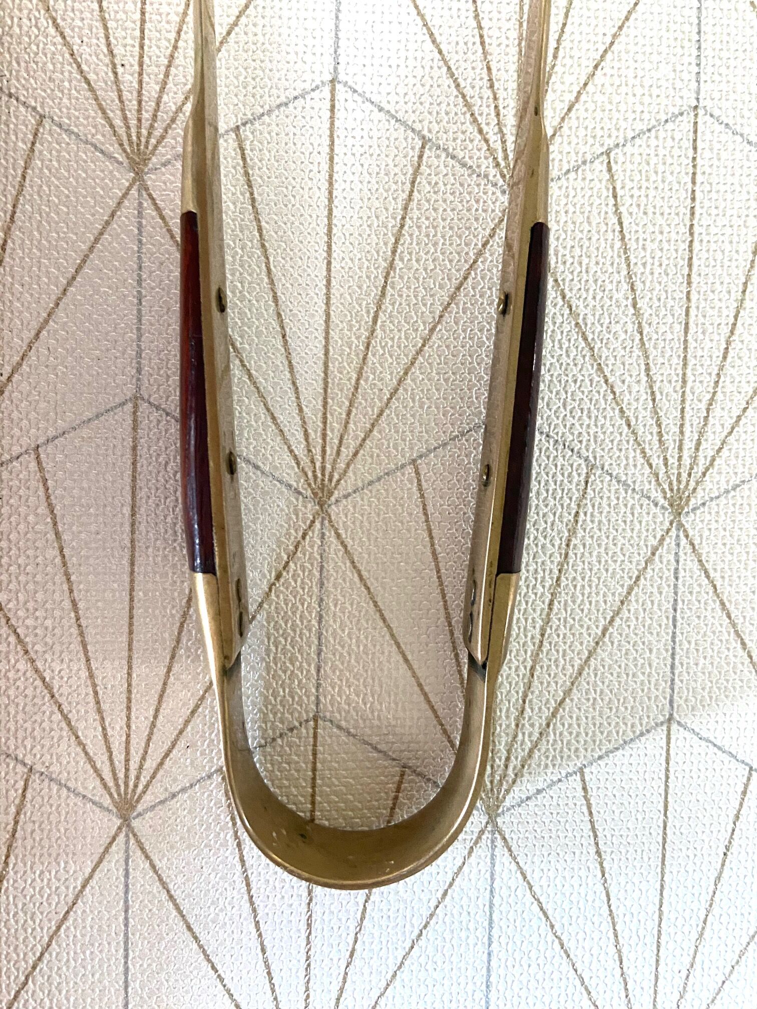 Brass ice cube pliers