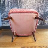 Pink cocktail armchair