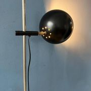 Lampadaire vintage en forme d'œil noir du milieu du siècle