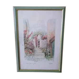 Vintage painting frame