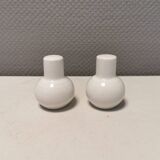 Bing and Grondahl (B&G) Salt and Pepper set No 531/541 model Casablanca estimated 1950s Denmark.