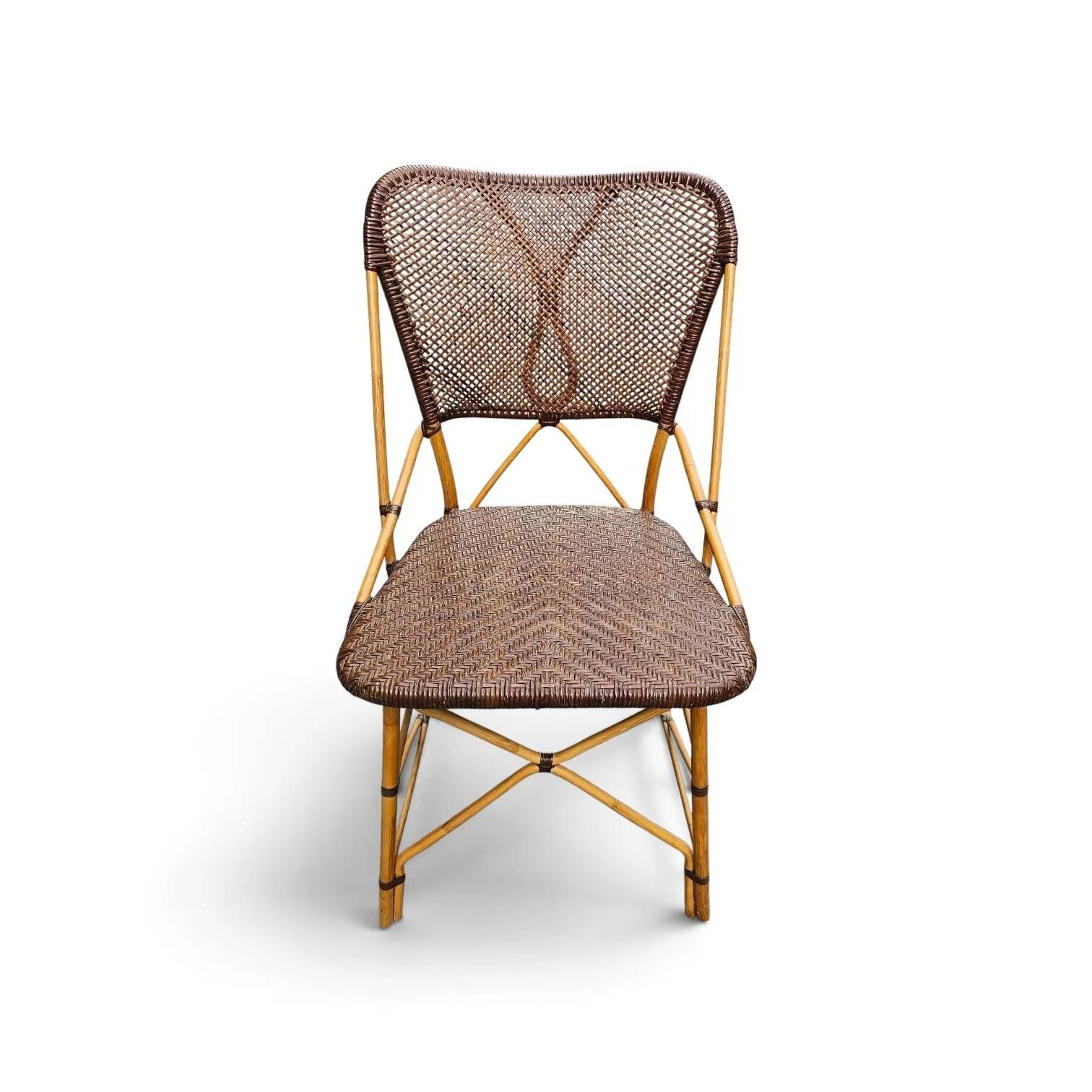 2 x Yamakawa CD-672 chair by Yuzuru Yamakawa / Yamakawa Rattan
