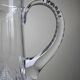 Large cut crystal water pitcher, European crystal makers 20th century
