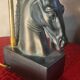 horse head lamp and jute lampshade 44x30 very good condition