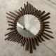 Rattan sun mirror