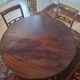 Dining room, round table and chairs