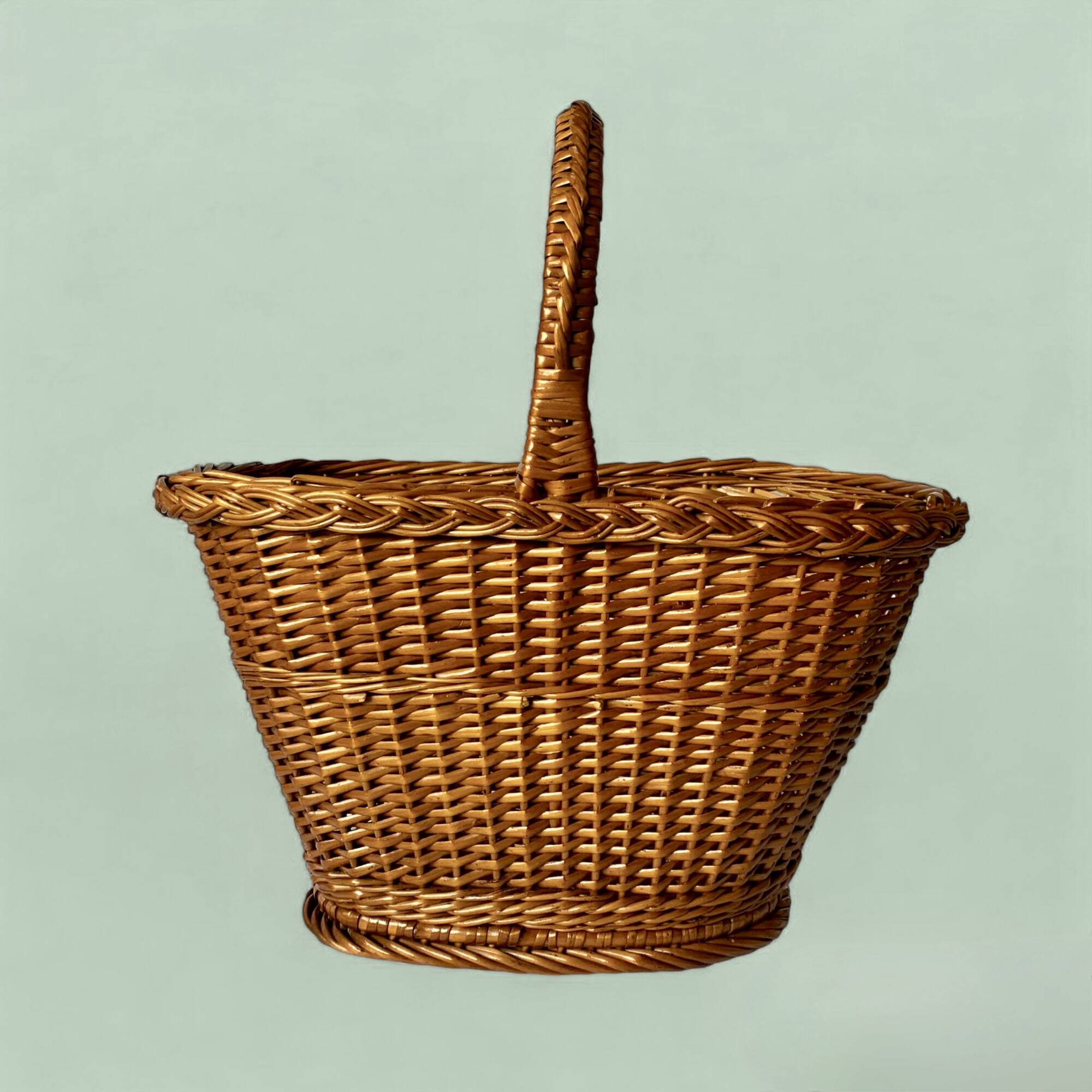 Vintage wicker basket