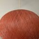 Vintage pendant lamp nylon thread ball 60s-70s