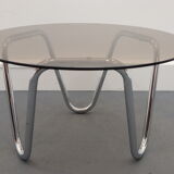 Coffee Table & Chairs Set by E. Lusch for Lusch & Co., 1960s, Set of 3