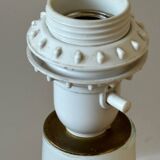 lampe opaline et laiton - Suède années 60/70