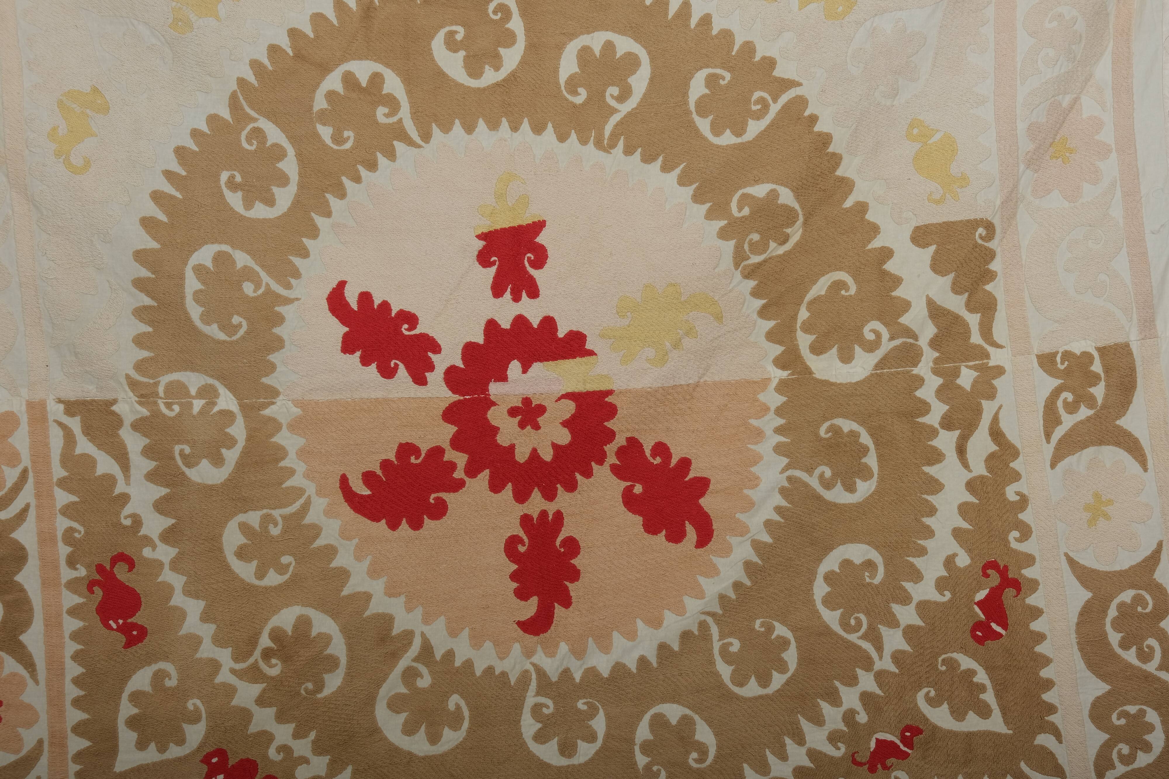 Hand knotted rug, vintage Turkish rug 153x166 cm