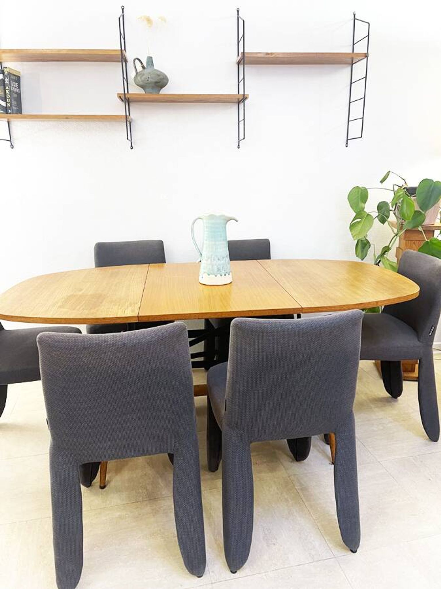 2-in-1 liftable table "smørrebrød", 1960