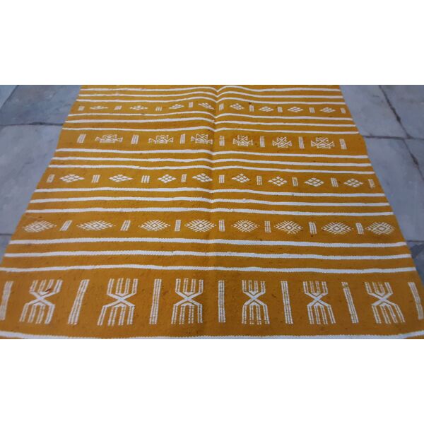 Tapis kilim jaune, tapis marocain | Selency