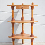 Etagère d'angle en bois