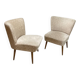 2 cocktail armchairs