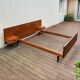 Bed 2 people teak