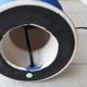Pied de lampe bleu