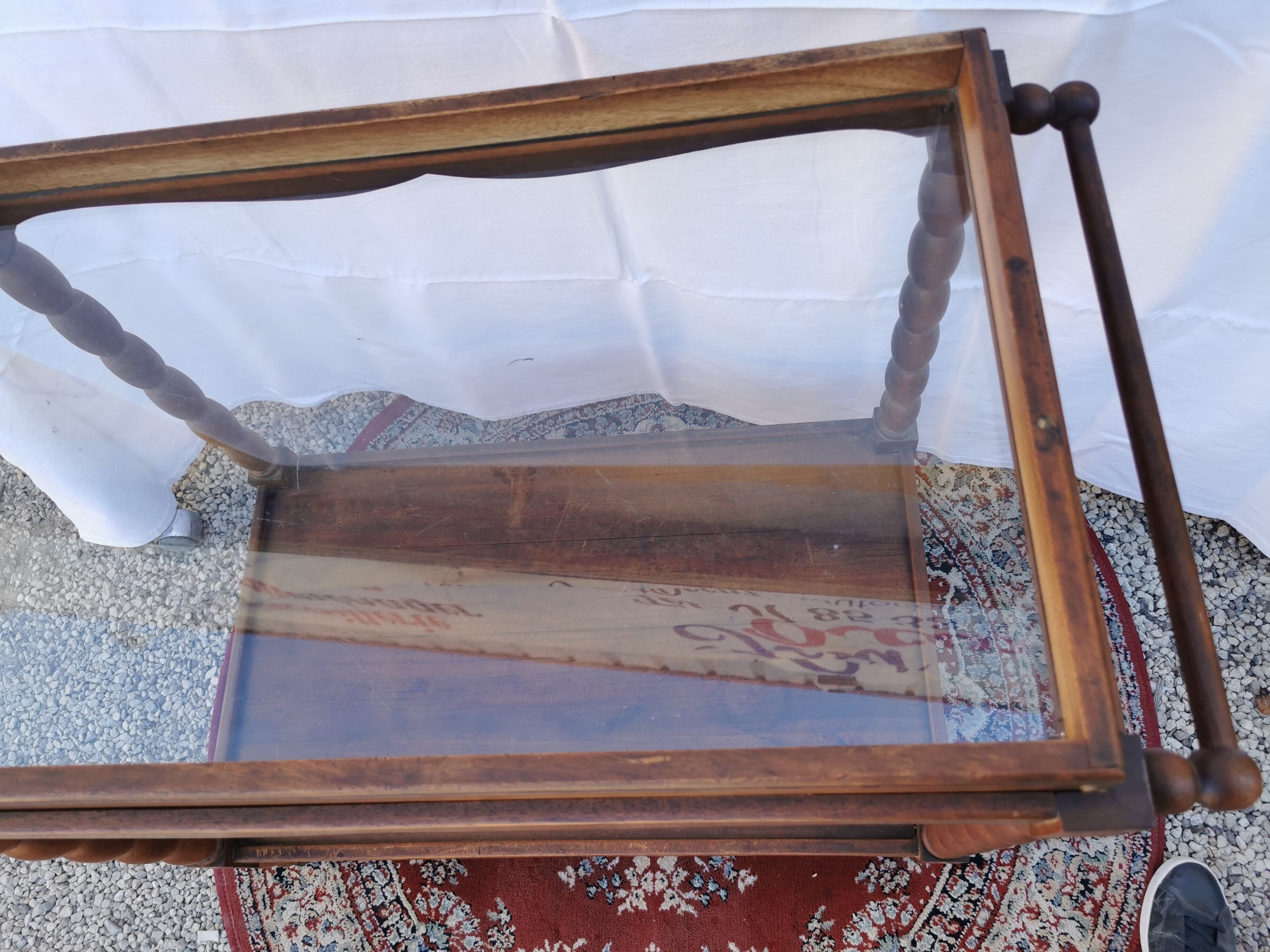 Vintage wood dessert