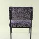 Fully restored 1950s-60s leopard print chaise lounge