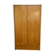 60s blond wooden cabinet