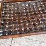 Rolling service in rattan and bamboo