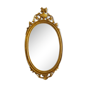 miroir doré de style