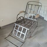 Wilson adjustable deck chair produced in 1871.