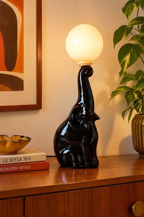 Elephant lamp 1980